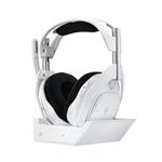 Logitech G Astro A50 X Lightspeed Wireless Gaming Headset + Base – PRO-G Graphene, PLAYSYNC for Xbox Series X|S, PS5, PC/Mac, Nintendo Switch/Switch 2, Bluetooth, HDMI 2.1 Passthru - White