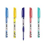 WIN X5 Ball Pens | 40 Blue Ink Pens | Multicolour Body in 5 Pastel Shades | 0.7 mm Tip for Smooth Flow of Ink | Pens for Writing | Gifts for Kids | Ideal for School Office & Business Use