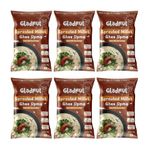 Gladful Sprouted Millet Instant Ghee Upma Mix - No Palm Oil, Trans Fat & Maida - Made with Jawar, Ragi and Suji/Rawa, Ghee & Cashew - Multigrain Protein Breakfast Healthy Snack - Pack of 6 (60g each)