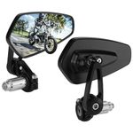 OFIG Motorcycle Mirrors for 7/8'' Handlebars, Adjustable Motorcycle Bar End Mirrors Compatible with Most Motorcycle, E-bike, Scooters, ATV, etc.