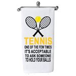 Tennis Towels Tennis Kitchen Towel Tennis Captain coach Housewarming Gift Hand Towel Gift for Tennis Player (TENNIS ca)