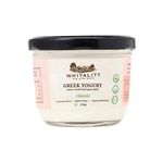 Whitality Greek Yogurt | Made with Free Range Goat Milk | No Preservatives | Natural processing | Good for lactose intolerant | improves gut health | Glass Jar Packaging | 210gm | Classic