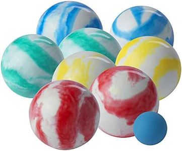 Franklin Sports Soft Bocce Set - 8 Soft Bocce Balls and 1 Pallino - Perfect for Beach, Backyard or Outdoor Party Game - Family Set