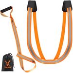 Heavy Duty Deer Drag Harness & Rope – 480lbs Capacity, Reflective Orange Hunting Gear with Comfortable Shoulder Strap, Soft Handle – Essential for Dragging Deer, Elk, Boar – Gift for Hunters