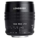 Lensbaby Velvet 85 Sony E Focal Length 85 mm 24 cm Close Focusing Distance Suitable for Sony System Cameras and SLR Cameras LBV85X