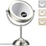 20x Large Lighted Makeup Mirror, Re
