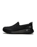 Skechers Men's Go Max Clinched-Athletic Mesh Double Gore Slip on Walking Shoe, Black, 14 X-Wide