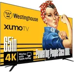Westinghouse 65-inch Smart TV, 4K UHD Xumo TV w/ HDR10, Voice Remote, Dolby Vision, Edgeless, Flat Screen LED Television w/Apple HomeKit, Wi-Fi & Mobile Connectivity