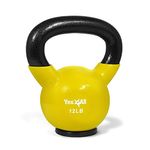 Yes4All Kettlebells Weights Cast Iron Rubber Base for Home Gym and Strength Training, Workout Equipment for Dumbbell Exercise