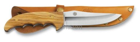 Victorinox Muela Outdoor Scout Knife, Spain made, 12 cm Straight Blade, olive wood