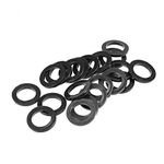 uxcell Rubber Flat Washers 23mm OD 15mm ID 2.5mm Thickness for Faucet Pipe Water Hose, Pack of 20