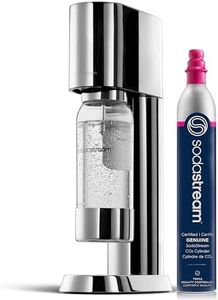 SodaStream Enso Sparkling Water Maker Bundle, 60L CO2 Canister, BPA Free Carbonating Bottle