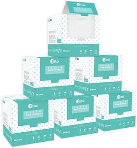 Ditoi Face Towels, 10"×12" Disposable Face Towel, Face Towelettes XL, Ultra Soft Makeup Remover Dry Wipes, Thick Face Towel for Cleansing,300 Count (6 Pack)