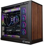 KOTIN Prebuilt Gaming PC Desktop Computer, Ryzen 7 9700X, GeForce RTX 5070 12GB, 32GB DDR5 6000MHz, 1TB PCIe 4.0 SSD, 11.3"Display, 360mm Liquid Cooler, WiFi 7, Windows 11 Home, ARGB Gaming Tower G60B