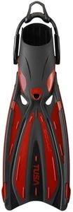 TUSA SF-0114 Solla Scuba Diving Fins with Bungee Strap, Large/X-Large, Metallic Dark Red