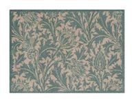 Turtle Mat Thistle Green, Morris & Co Collection - Highly absorbent Indoor barrier mat with Multi-Grip backing 60x85cm