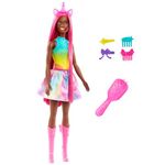 Barbie Unicorn Doll with 7-Inch-Long Magenta Fantasy Hair and Colorful Accessories for Styling Play, Unicorn Headband and Tail, HRR01