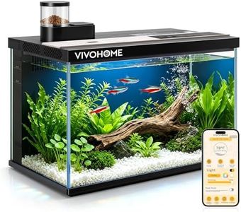 VIVOHOME 5 Gallon Smart Fish Tank with APP Control and Auto Feeder
