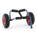 Duramaxx Sea Mule BL Kayak Wagon (Trolley Support Aluminium Anodized Foldable up to 60 kg load) - Blue