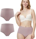 BATTEWA Washable Incontinence Underwear for Women, Leak-Proof High-Waisted Cotton Underwear for Women Provides 50ml Bladder Leak Protection. (2Blush,X-Large)