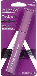 Almay One Coat Thickening Mascara, 403 Black Brown - 10ml, Pack of 2 by Almay