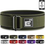 Self-Locking Weight Lifting Belt - Premium Weightlifting Belt for Serious Functional Fitness, Weight Lifting, and Olympic Lifting Athletes| Lifting Belt for Men and Women (Medium, Green)