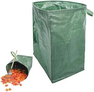 XVZ Bolsas de Basura de Jardín con Asas, Bolsas de Jardín de 200L para residuos de jardín, bolsas de plástico para hojas de césped, plegables, reutilizables y estables