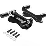 Amazicha Vivid Black 4 Point Docking Hardware Kit, 4 PCS Docking Hardware Covers Compatible for Harley Davidson Touring Street Glide Electra Glide Road Glide Road King 2014-2023