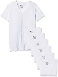 Hanes Camiseta Interior para Hombre (Paquete de 7), Blanco, XL