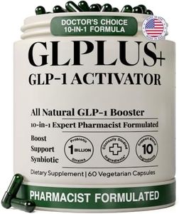 GLP-1 Supplement for Women and Men | Hunger & Metabolism Support - Pharmacist Formulated Support | 10-in-1 Probiotic and Prebiotic (60 Capsules)