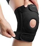 AVIDDA Knee Support with Open-Patella Design for Joint Pain, Sports, Injury Rehabilitation, Adjustable Knee Brace for Men Woman with 3 Straps, for Knee Circumference (12.5" to 18.5")