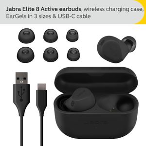 Jabra Elite 8 Active Wireless Earbuds – Black