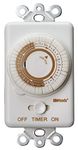 Woods 59745 Switch Timer Repeats Daily, 24-Hour Cycle, Convert Light Switch to Timer- Neutral Wire Required