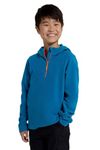 Mountain Warehouse Camber Kids Microfleece Hoodie - Breathable, Lightweight, Anti-Pill & Quick Dry Microfleece Pullover for Boys & Girls - For Autumn Winter & Walking Petrol Kids Size 9-10 Years