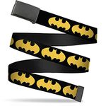 Buckle-Down mens Buckle-down Web Batman 1.5" Belt, Multicolor, 1.5 Wide - Fits up to 42 Pant Size US