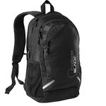 CarbonBlack Recycled Sports School Backpack, USB Charger Port, Laptop pocket, Water Resistant Travel Rucksack made from Recycled Plastic Bottles