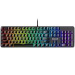 Redragon K506 Centaur 7-Color Rainbow Backlit Full-Size Gaming Keyboard with Numeric Keypad (Black)