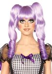 Leg Avenue Dolly bob wig with clips - Lavender