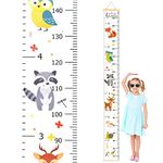 7.9'' x 79'' Height Chart for Kids, Kids Height Chart Removable Canvas and Wood Measuring Ruler Height Growth Chart Kid Height Wall Chart Wall Hanging Measuring Ruler Wall Decor Hanging Height Measure