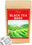 TeeLux Black Tea Bags, Natural Pure Black Tea, Smooth & Full-Bodied Flavor, Caffeinated, 100 Count Tea Bags