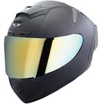 Steelbird SA-2 7Wings Super Aeronautics Full Face Helmet Fitted with Clear and Extra Chrome Visor