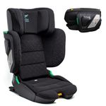 Urban Kanga Wallaroo 2.0 Portable and Foldable Travel Car Seat Booster Seat ISOFIX i-Size 100-150cm (Black Quilt)