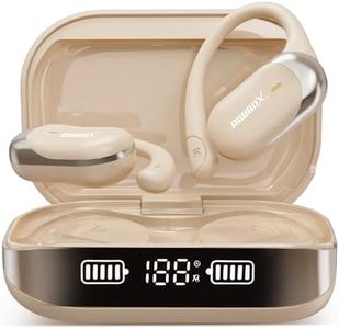 Riwbox AI Translation Earbuds Real time,Open Ear Earbuds Wireless Headphones,134 Languages Online Translation,no Subscription Required,60H Standby,Bluetooth 5.4,Suitable for Business/Travel/Studies