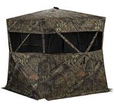 Rhino Blinds R150-MOC Tough 3 Person Outside Game Hunting Ground Blind, Mossy Oak Breakup Country Camouflage
