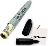 Fake Pen Diversion Safe - Decoy Sharpie Pen for Valuables to Hide Money - Black Large UPGRADED