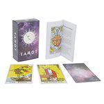 TOPPROSPER Original Tarot Cards Deck with Guide Book for Beginners, Alternative to Rider Waite Tarot Deck, Includes Colorful Guidebook, Traditional Tarot Cards 78 Deck (Purple Starry Sky)