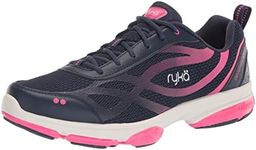 RYKA Women's Devotion XT Cross Trainer, Medieval Blue/Athena Pink/White, 5 UK