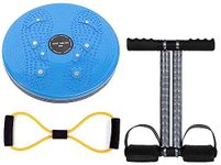 GJSHOP Tummy Trimmer | Twister | Toning Tube 3 in 1 Combo Burn Off Tummy Weight Loss Abs Exercise Fitness Equipment Home Gym for Men and Women