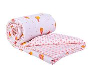 MOM'S HOME Organic Cotton Baby Quilt | 100 * 150cm | 0-5 Years (Ice-Cream)