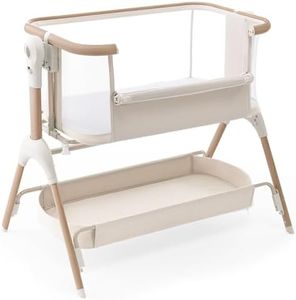 HARPPA Cuddly Signature Baby Bassinet - BSA & JPMA Certified, Ultra-Breathable and Completely Washable Mattress